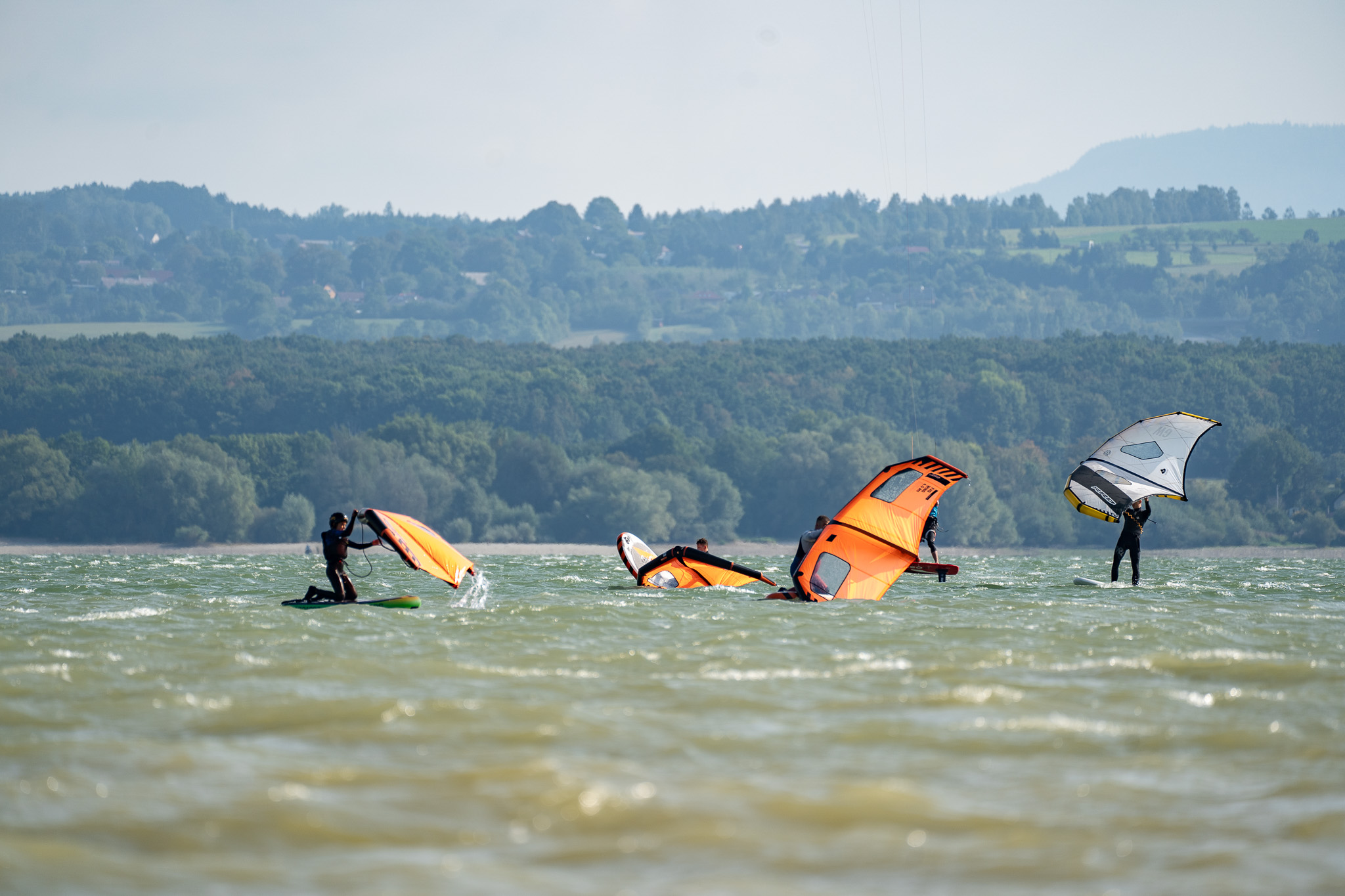 wingfoiling kurz berzdorfer see 2